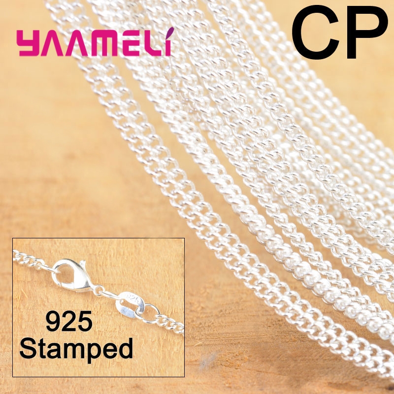 Lobster Clasp Silver - 10 pièces offre spéciale 18 pouces