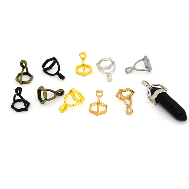Jewelry Making Gemstones - Capuchons de pierres précieuses hexagonales, 20