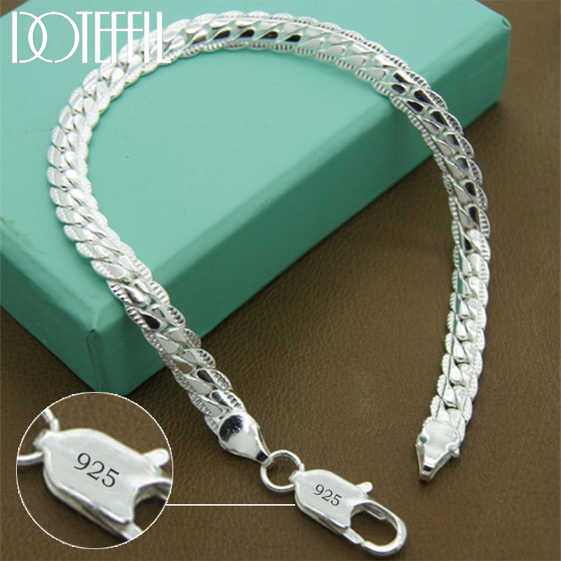 Lobster Clasp Silver - DOTEFFIL – Bracelet en argent 925,