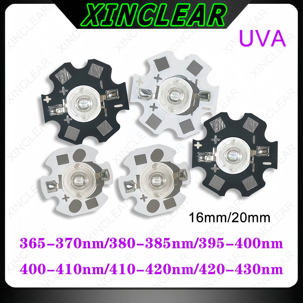 Jewelry Making Board - Puces LED UVA 3W, UVA 370nm