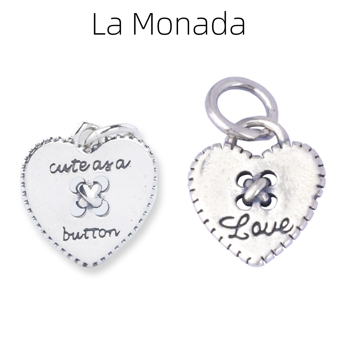 Jewelry Making In La - Pendentif Breloque Cœur en Argent Sterling