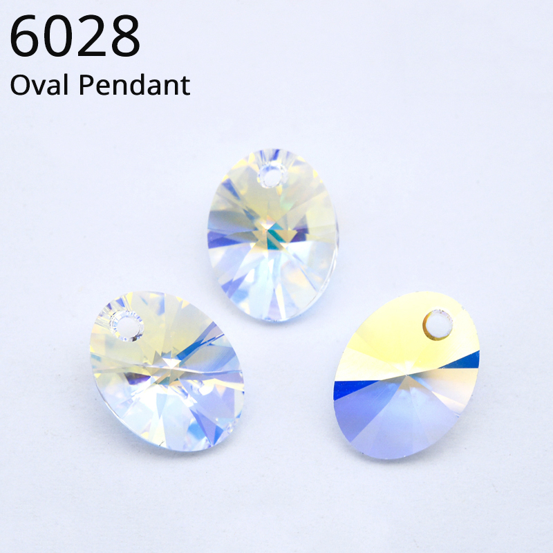 Jewelry Making At Home - Citrofrom Austria-Pendentif Ovale en Strass pour