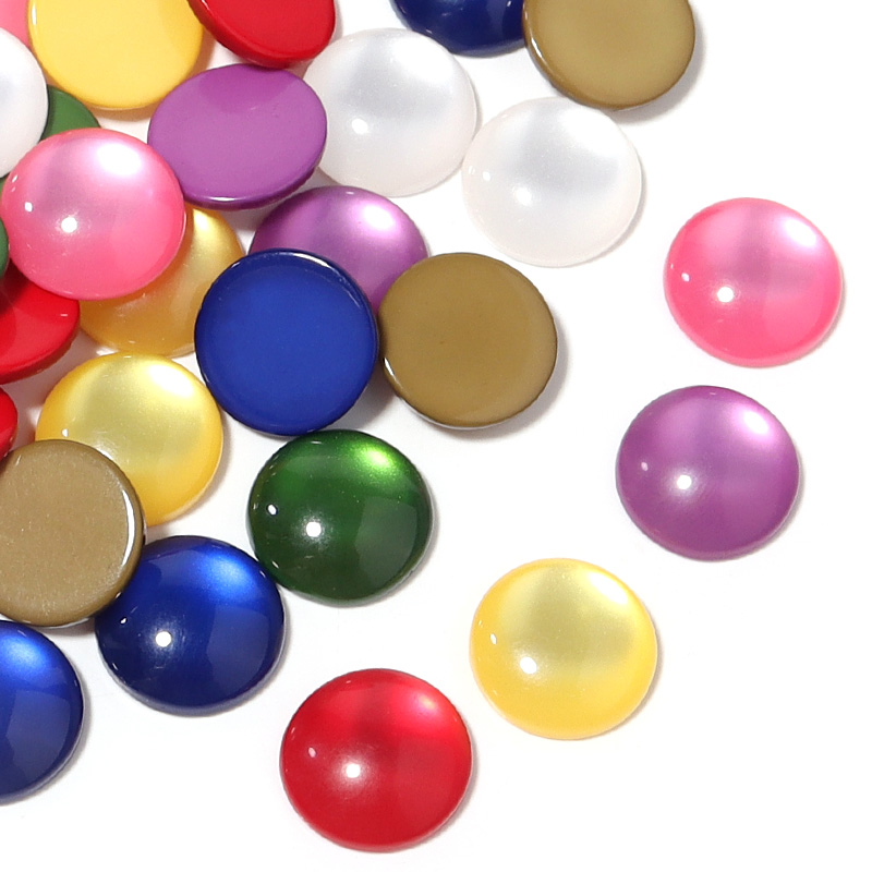 50 cabochons en résine de coul - Jewelry Making Gemstones avis et prix