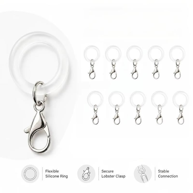 Anneaux de poignée de paraplui - Lobster Clasp Silver avis et prix