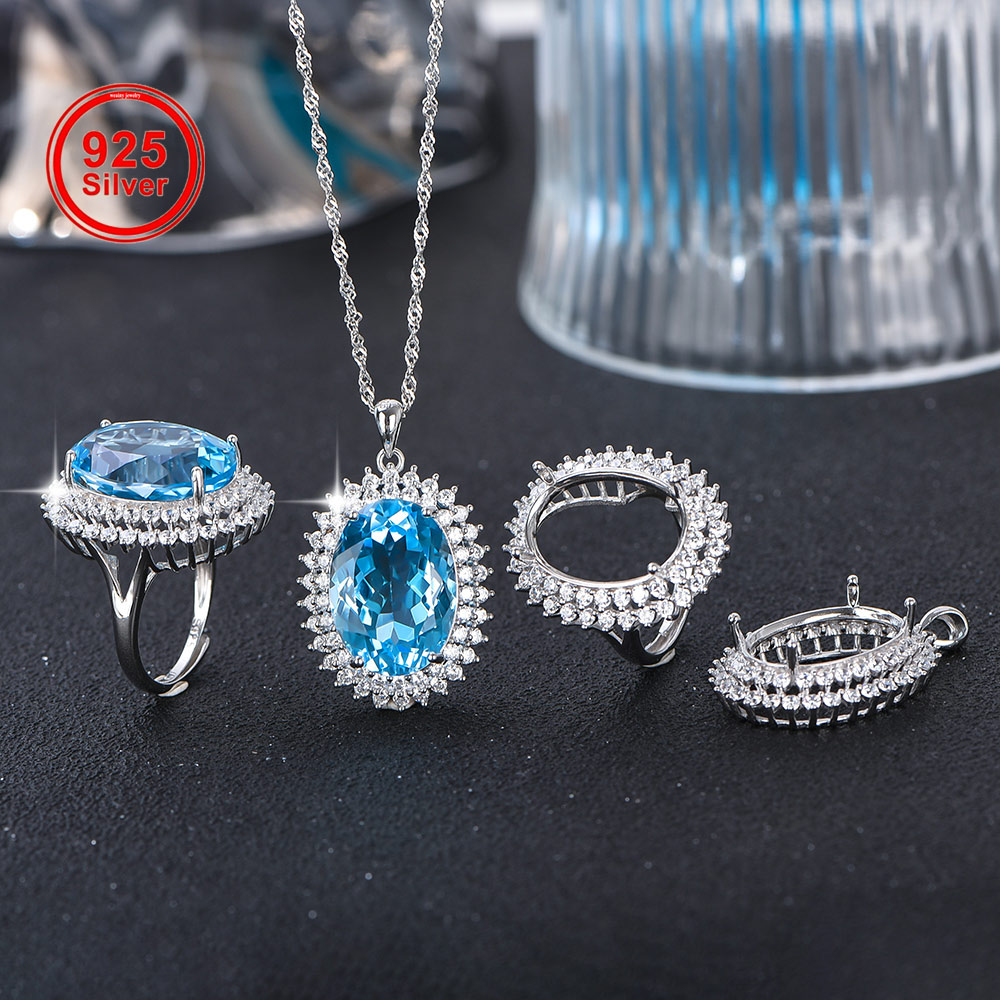 Pendentif de bague en argent S - Jewelry Making Gemstones avis et prix
