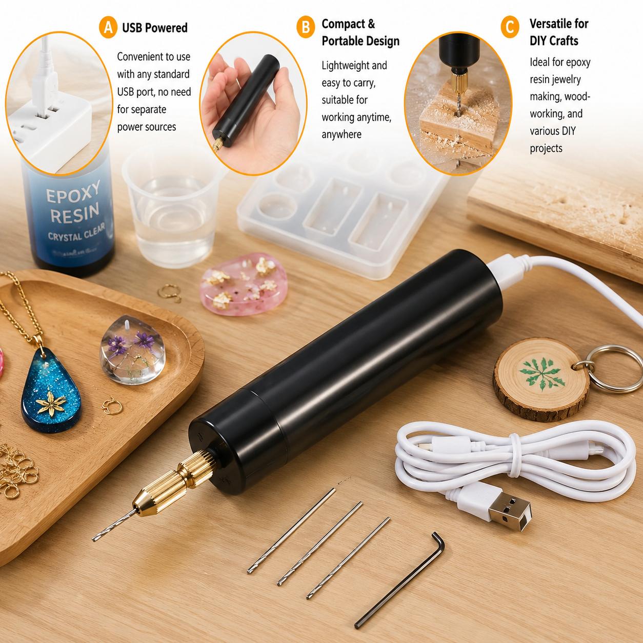 Mini perceuse électrique sans  - Jewelry Making Dc avis et prix