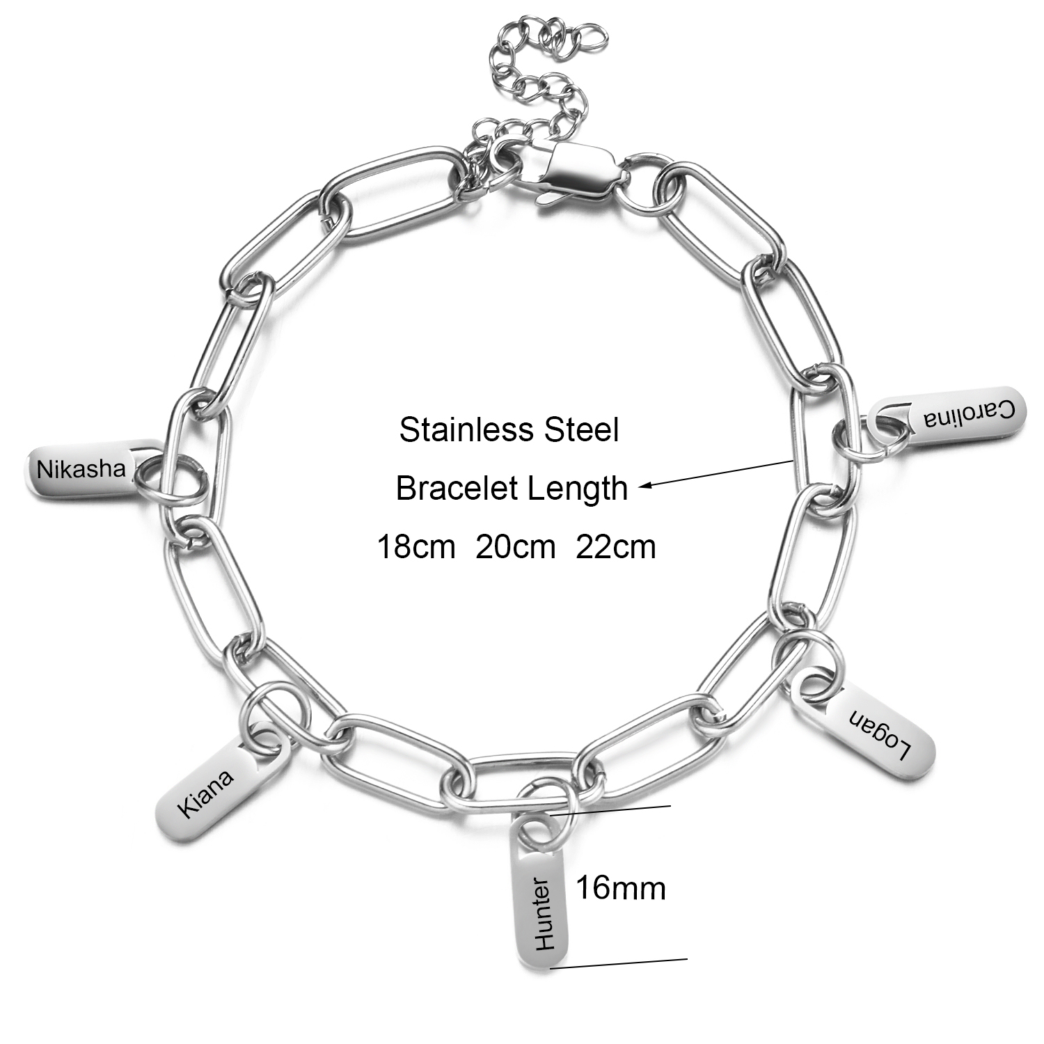 Bijoux en acier inoxydable, Br - Lobster Clasp Silver avis et prix