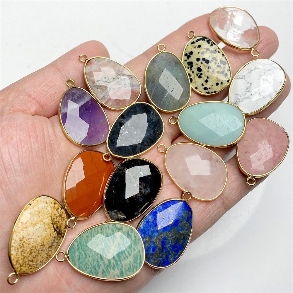 Pendentif en pierre en forme d - Jewelry Making Gemstones avis et prix