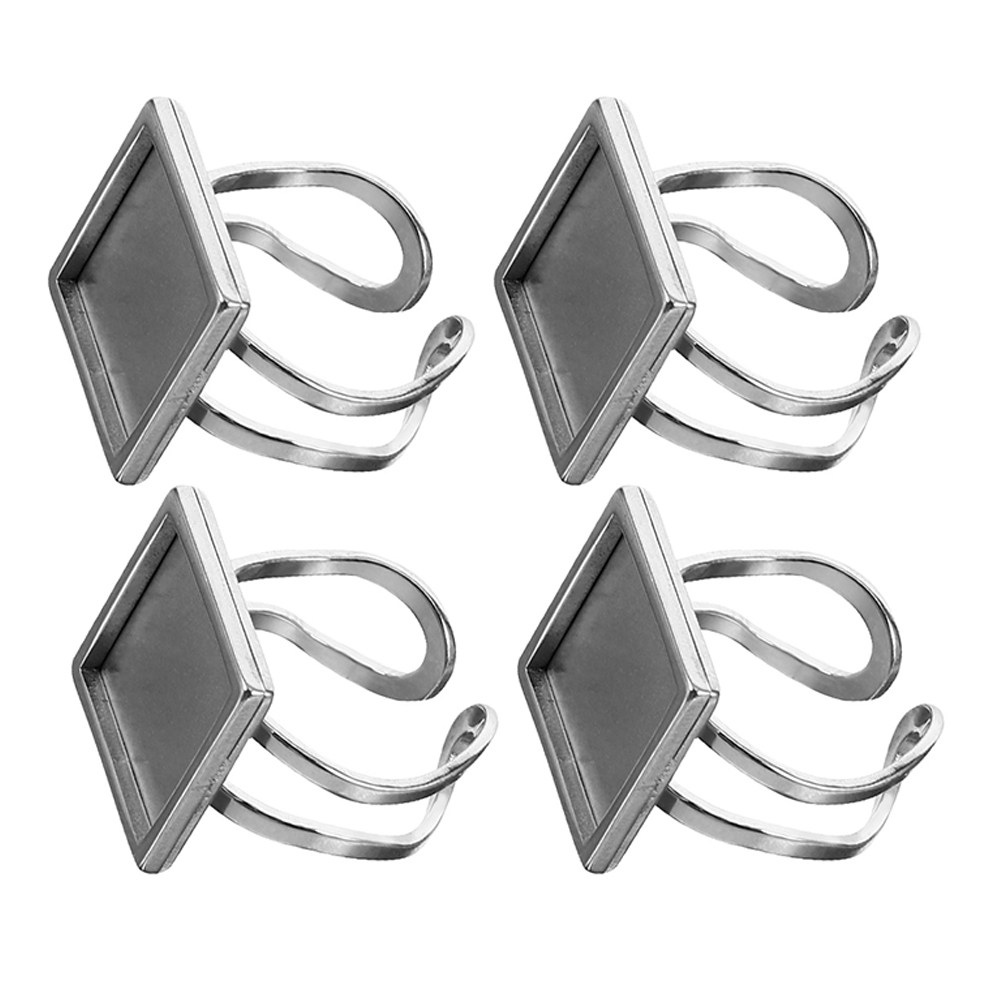 4 pièces de bagues en métal, b - Jewelry Making Gemstones avis et prix